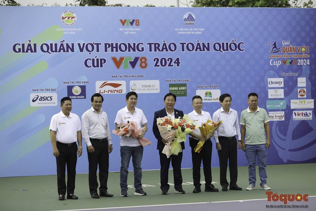 Giải Quần vợt phong trào toàn quốc Cup VTV8 năm 2024 để lại nhiều ấn tượng - Ảnh 1.