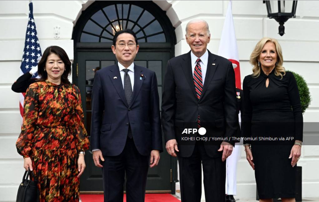 Thủ tướng Nhật Bản thăm Mỹ, thúc đẩy hợp tác giữa hai nước - Ảnh 1.
