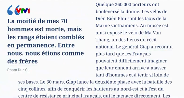 Sự kiện 70 năm Chiến dịch Điện Biên Phủ trên các trang báo Pháp - Ảnh 1.