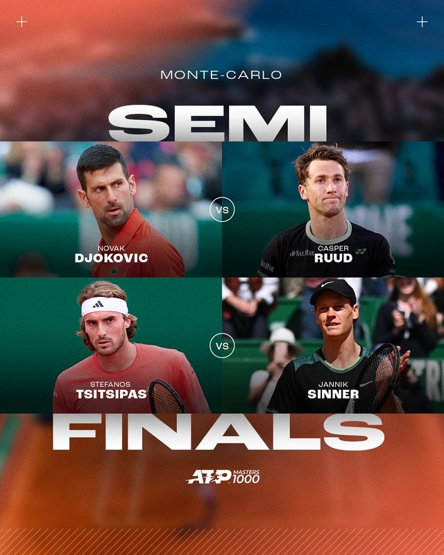 Novak Djokovic vào bán kết Monte Carlo Masters 2024 - Ảnh 4.