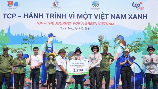 Khởi động chương trình “TCP – Hành trình vì một Việt Nam xanh”  tại tỉnh Bà Rịa - Vũng Tàu - Ảnh 2.