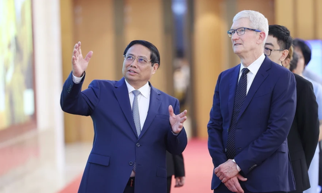Thủ tướng đề nghị Apple xác định Việt Nam là cứ điểm tham gia chuỗi sản xuất toàn cầu - Ảnh 4.