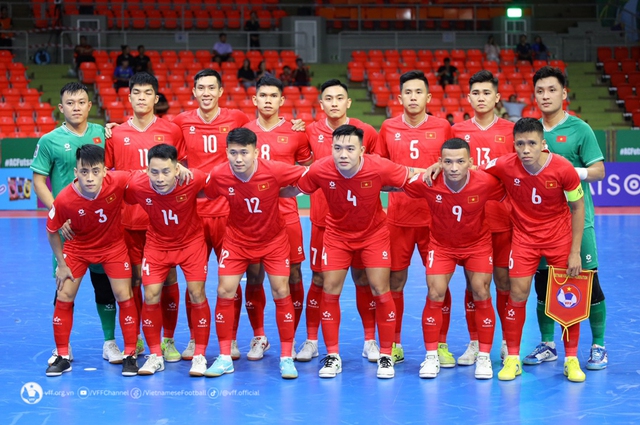 VCK futsal châu Á 2024 (bảng A): Futsal Việt Nam chia điểm với Myanmar - Ảnh 1.
