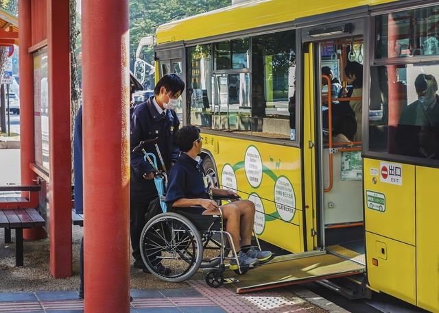 Nhật Bản ưu tiên cho người khuyết tật - Ảnh 1.