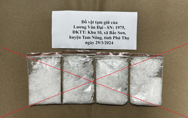 Triệt xoá đường dây ma túy số lượng lớn từ Hà Nội về Phú Thọ - Ảnh 2.