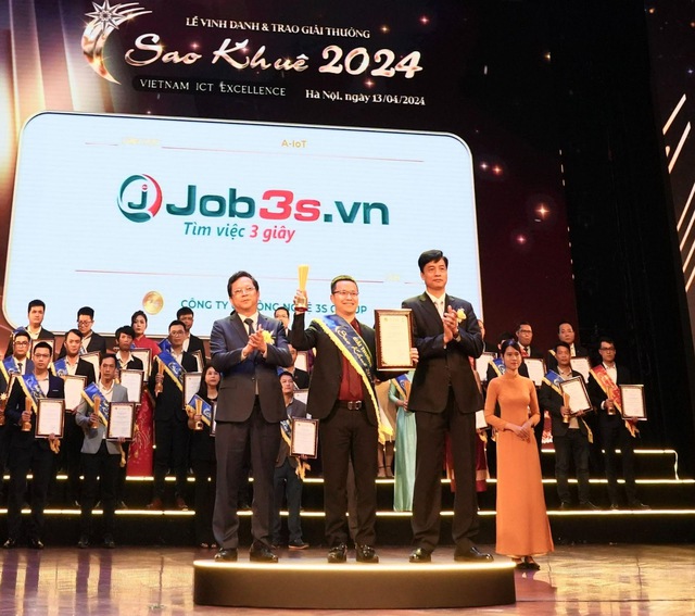 Nền tảng tuyển dụng Job3s vinh dự nhận Giải thưởng Sao Khuê 2024 - Ảnh 1.