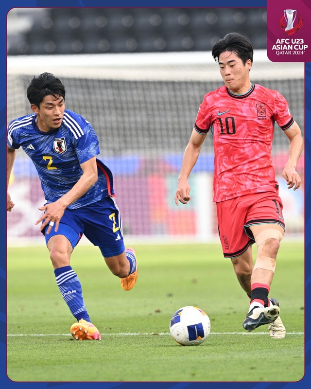 Thắng tối thiểu U23 Nhật Bản, U23 Hàn Quốc giành ngôi nhất bảng B - Ảnh 2.