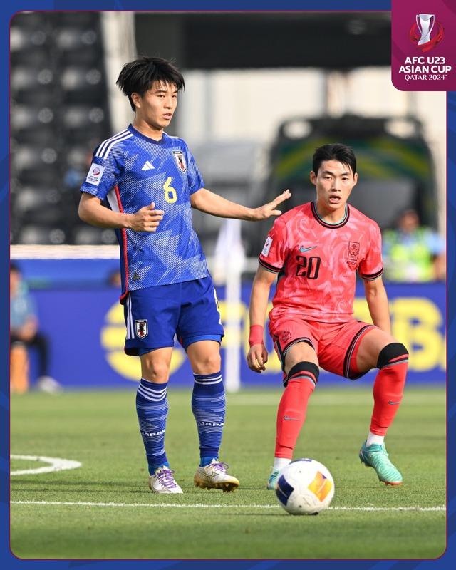 Thắng tối thiểu U23 Nhật Bản, U23 Hàn Quốc giành ngôi nhất bảng B - Ảnh 4.