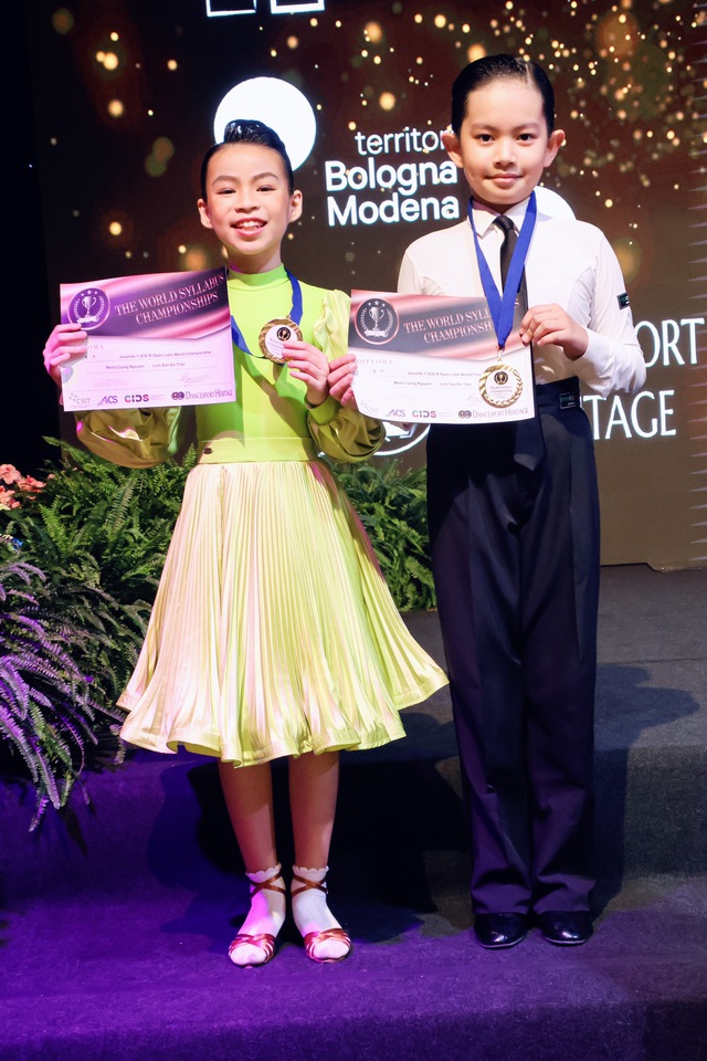 Con trai Khánh Thi - Phan Hiển lần thứ hai vô địch dancesport thế giới - Ảnh 4.