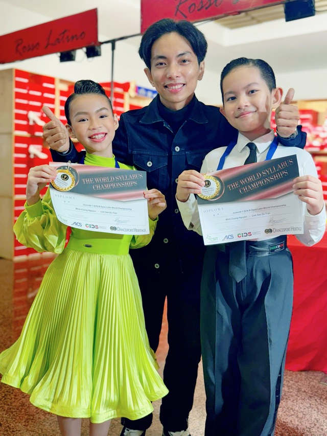 Con trai Khánh Thi - Phan Hiển lần thứ hai vô địch dancesport thế giới - Ảnh 6.