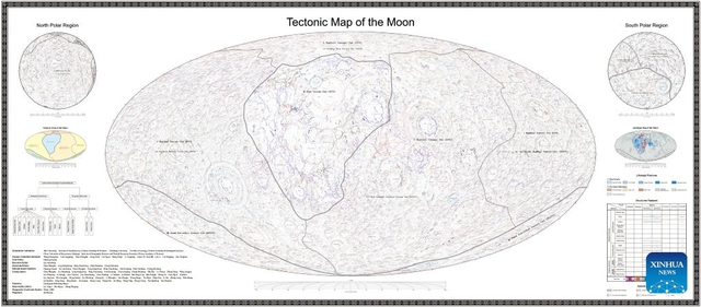 Trung Quốc công bố bản đồ địa chất Mặt Trăng có độ chính xác cao đầu tiên trên thế giới - Ảnh 1.