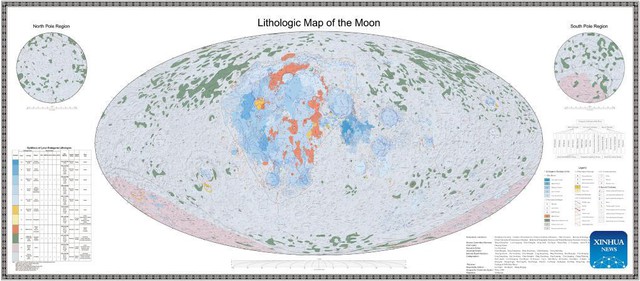 Trung Quốc công bố bản đồ địa chất Mặt Trăng có độ chính xác cao đầu tiên trên thế giới - Ảnh 2.
