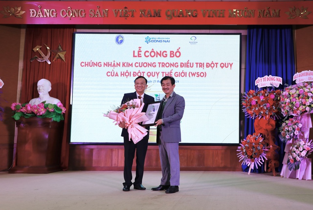 Việt Nam có bệnh viện tuyến tỉnh thứ hai đạt chứng nhận kim cương trong điều trị đột quỵ - Ảnh 1.