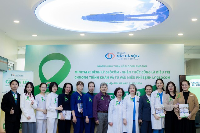 Chiến dịch “Green Up-thắp sáng nhận thức Glôcôm” của Bệnh viện Mắt Hà Nội 2 thu hút 3.2 nghìn người - Ảnh 2.