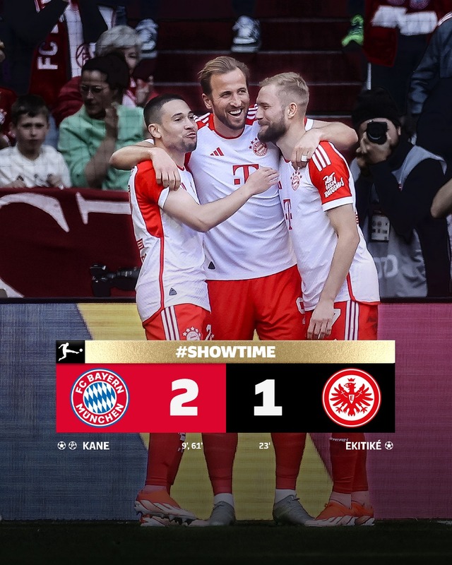 Đánh bại Frankfurt, Bayern Munich củng cố vị trí thứ 2 tại Bundesliga - Ảnh 1.
