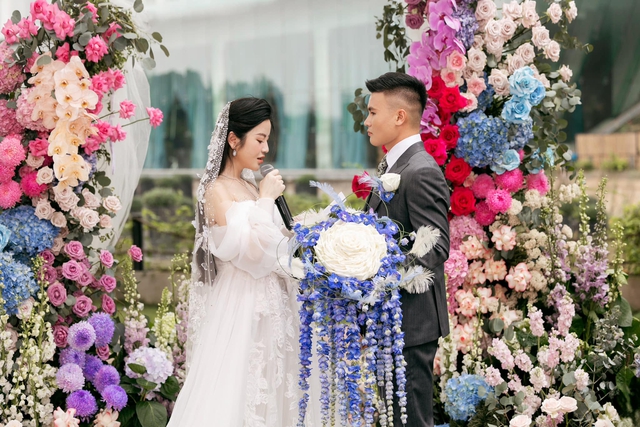 Toàn cảnh đám cưới sang chảnh của Quang Hải - Chu Thanh Huyền, báo tin sắp có em bé - Ảnh 11.