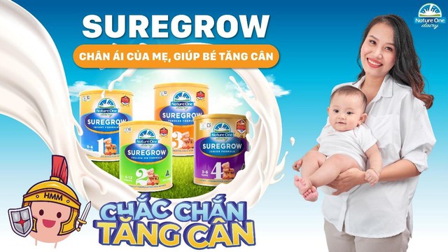 Suregrow - Dòng sữa có chứa siêu lợi khuẩn HMM với hiệu quả tăng cân đã được chứng minh - Ảnh 2.