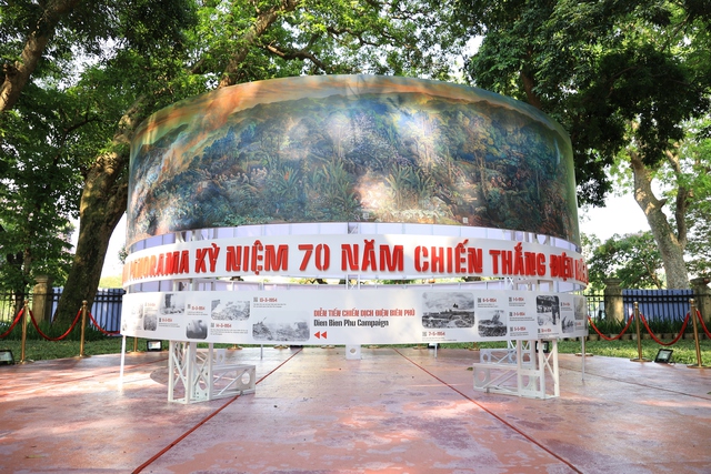 Bức tranh panorama Chiến dịch Điện Biên Phủ có đường kính 5,5m - Ảnh 3.