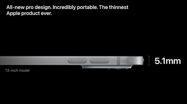 iPod Nano bị đào mộ trong quảng cáo về độ mỏng kỷ lục của iPad Pro - Ảnh 1.