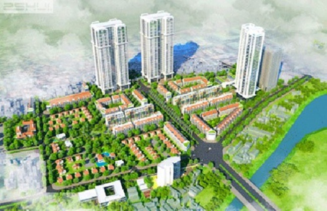 Graphic image of Green City project of Vingroup. Photo cafef.vn