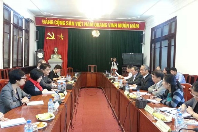 At the working session (Source: laodong.com.vn)
