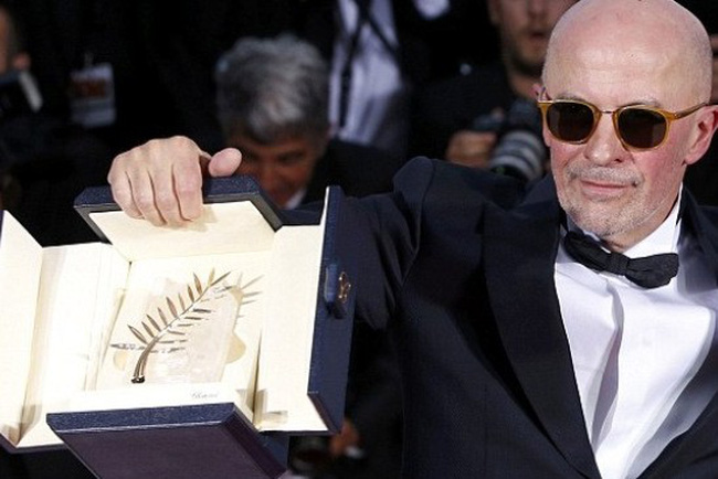 Director Jacques Audiard, Palme d'Or award winner for his film 