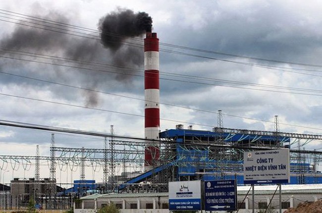A view of Vinh Tan 2 thermal power plant in Tuy Phong District, Binh Thuan Province - PHOTO: NN