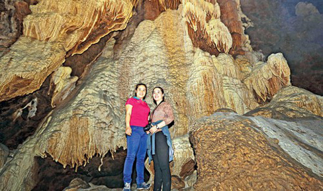 The newly discovered Lung Khuy Grotto in the UNESCO-recognized Dong Van Karst Plateau Geopark, located in the northern province of Ha Giang, promises to become a touristy spot. (Photo: Tuoi Tre)