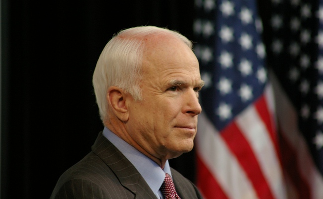 Senator John McCain (photo: Wikicommons)