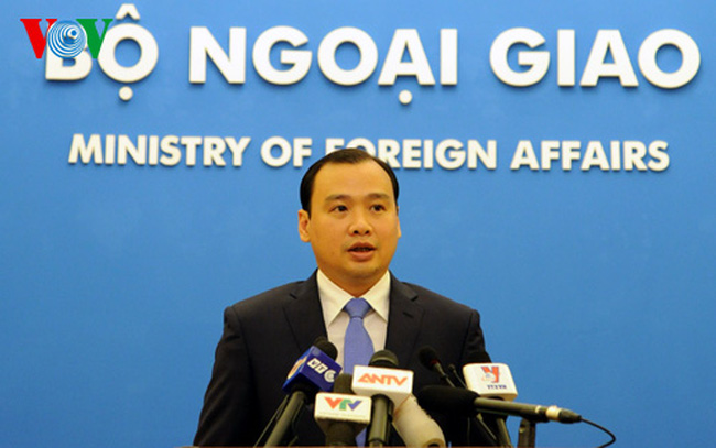 Foreign Ministry Le Hai Binh answered questions (Photographer: VOV)