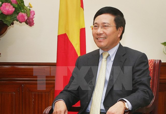 Deputy Prime Minister and Foreign Minister Pham Binh Minh (Photo: TTXVN)