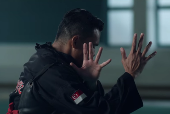 Silat player Shakir Juanda in the music video for the SEA Games song 