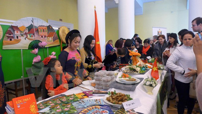 Vietnam's stand at the festival (Source: the Embassy of Vietnam in Ukraine)