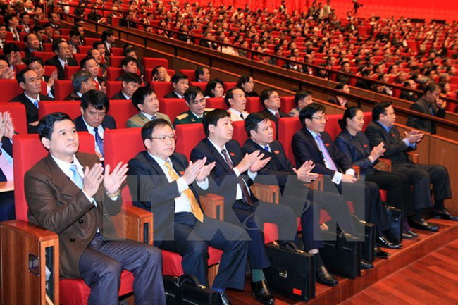 A session during the 12th National Party Congress (Source: VNA)