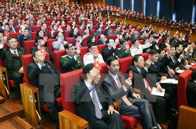 At the National Party Congress (Source: VNA)