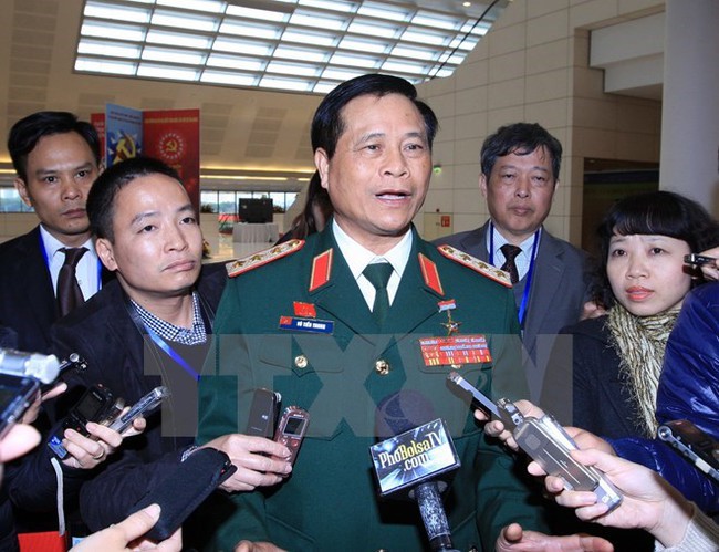 Director of the Vietnam Academy of Defence Vo Tien Trung in an interview (Source: VNA)