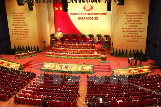 The 11th National Party Congress took place in Hanoi in 2011 (Photo: VNA)