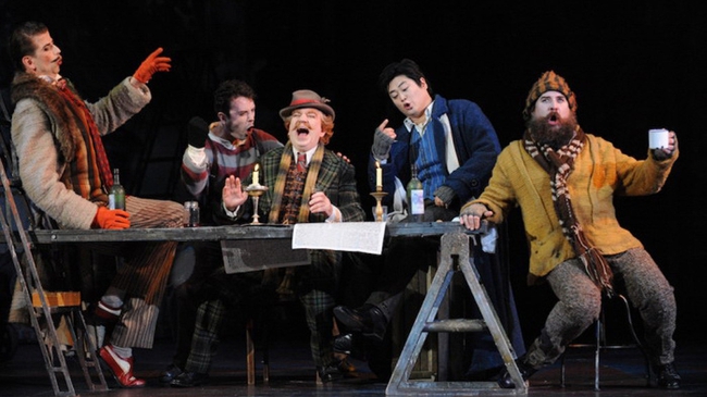 The world-renowned opera La Bohème, an opera consisting of four acts composed by Giacomo Puccini.