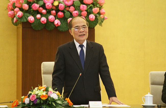 National Assembly Chairman Nguyen Sinh Hung
