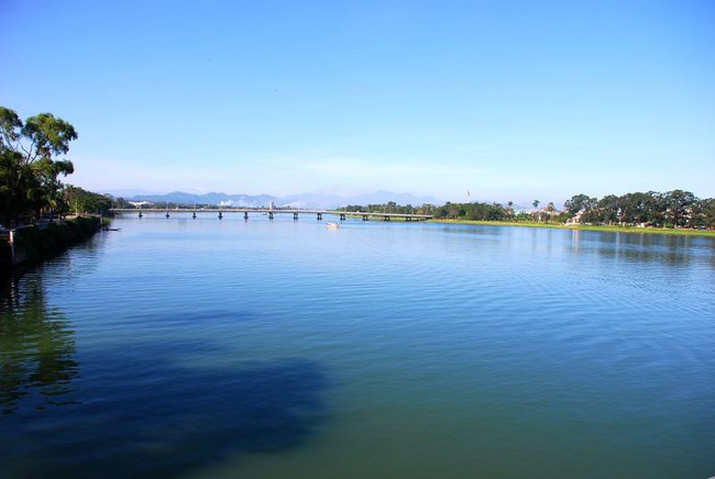 Huong River in Hue City