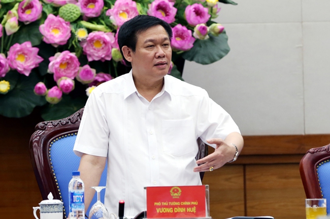 Deputy Prime Minister Vuong Dinh Hue (Photo: Dan Tri)