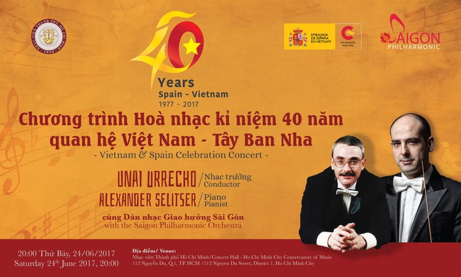The concert will take place at the Ho Chi Minh City Conservatory of Music on June 24.