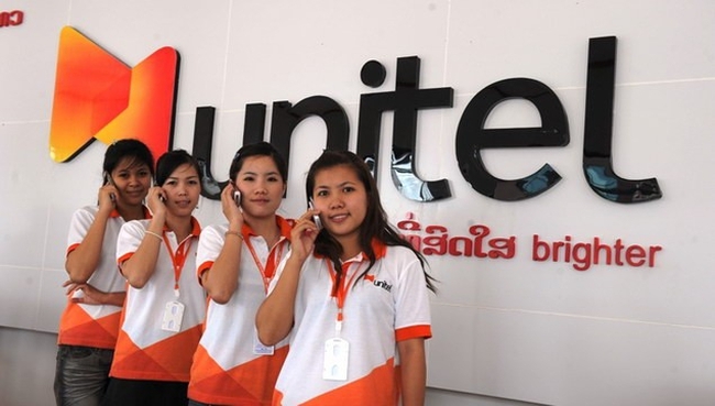 Unitel, a brand of the Vietnamese telecoms giant in Laos