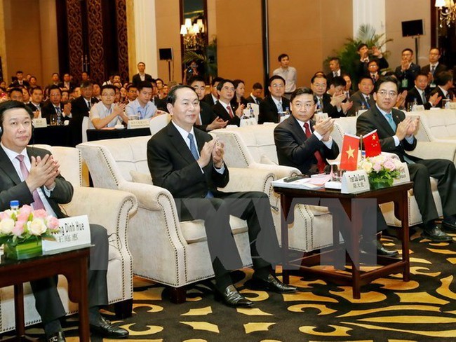 President Tran Dai Quang (middle) (Source: VNA)