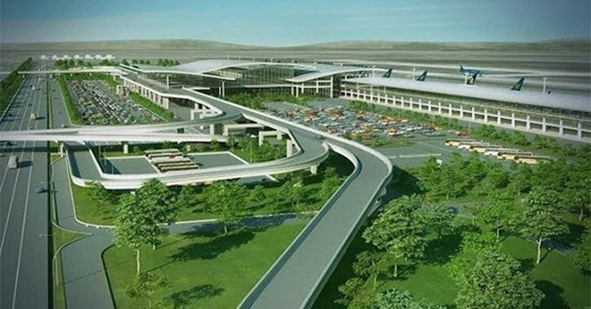 A model of the planned Long Thanh International Airport in Dong Nai province’s Long Thanh district. (Source: VNA)