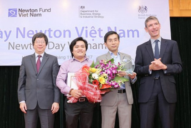 Vietnamese researchers are awarded the 2017 Newton Prize