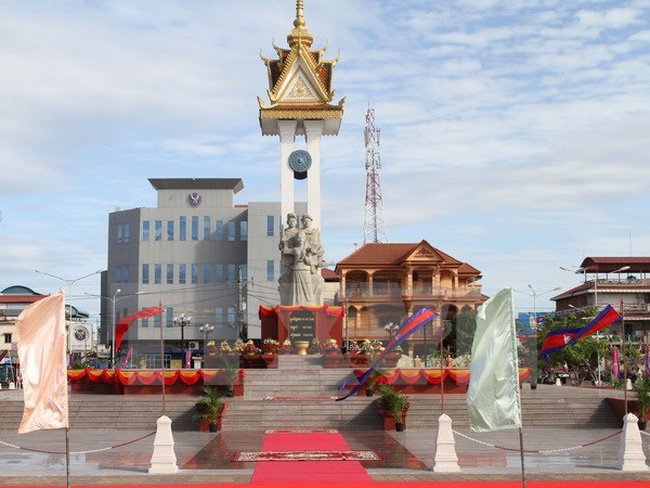 The Vietnam-Cambodia Friendship Monument in Cambodia’s Kompong Chhnang province (Photo: VNA)