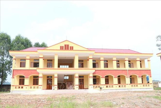 A school in Cam Giang district (Photo: VNA)