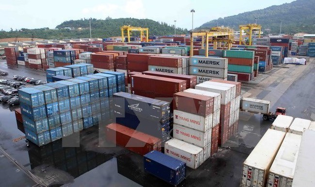 Cargo handled at Da Nang Port (Photo: VNA)