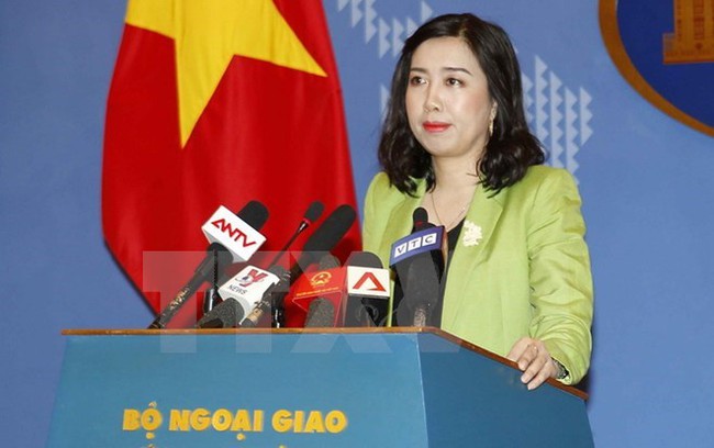 Foreign Ministry Spokesperson Le Thi Thu Hang at a regular press conference in Hanoi on January 18 (Photo: VNA)